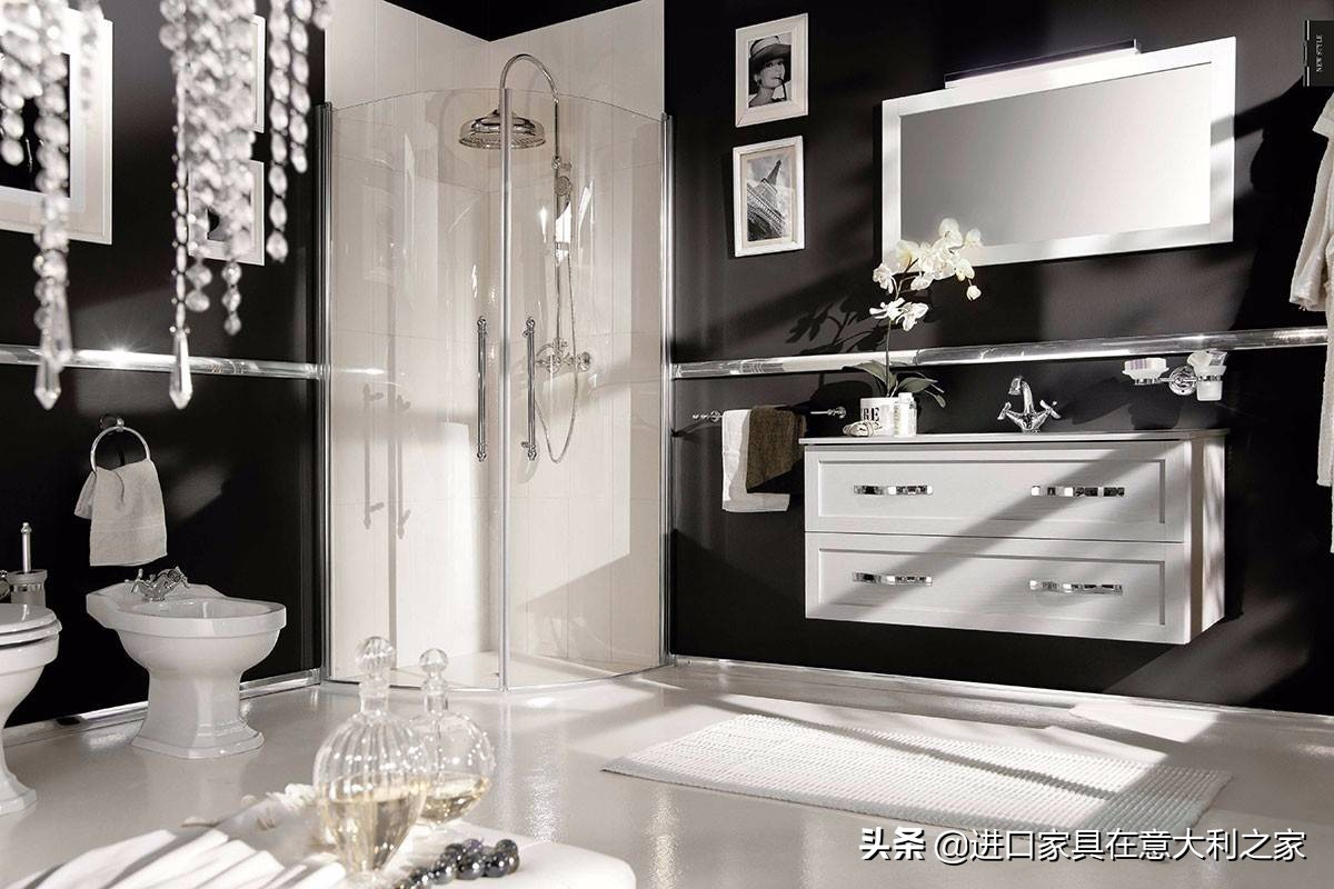 法式轻奢浴室柜最新款2023,高级灰浴室柜现代轻奢