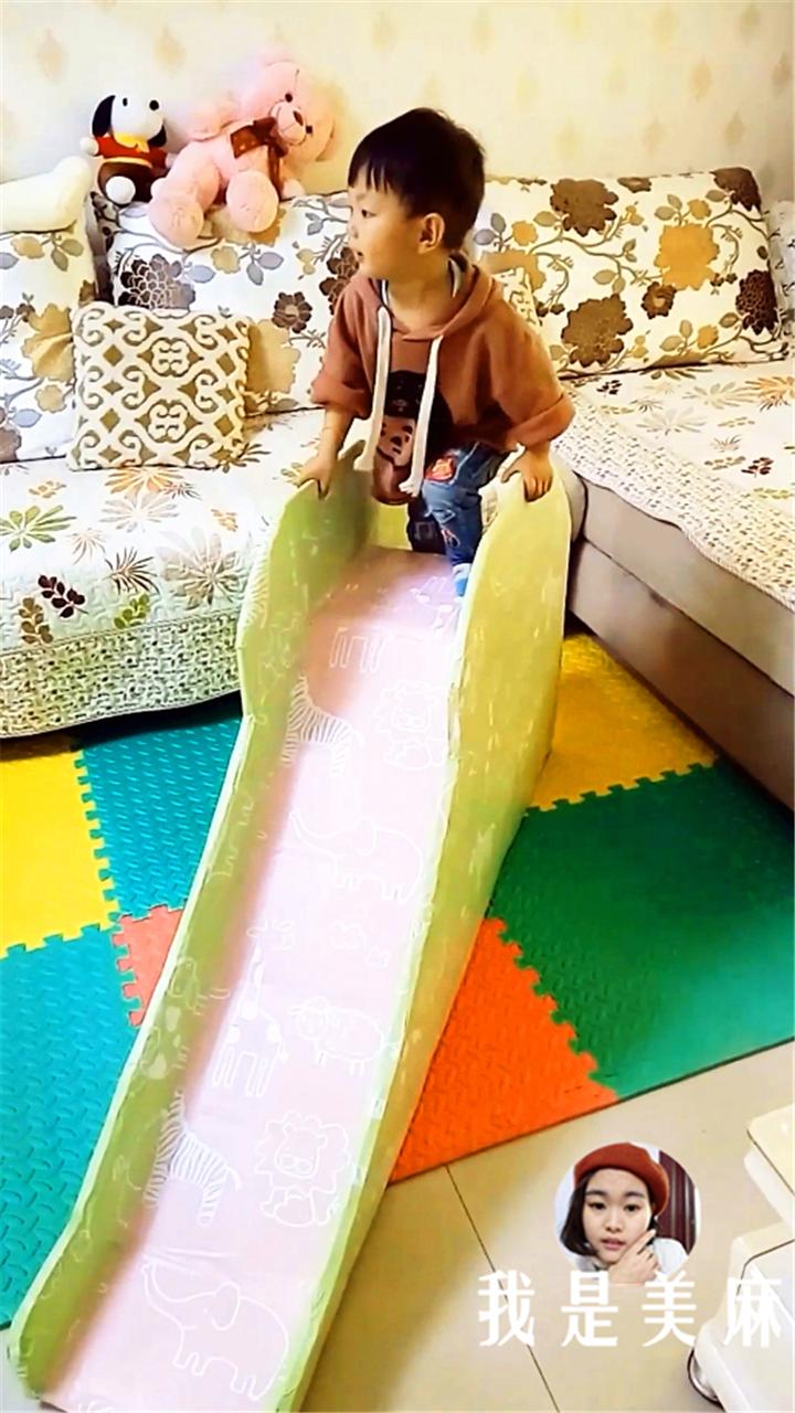 奶粉罐儿童滑梯,儿童滑梯奶粉桶制作