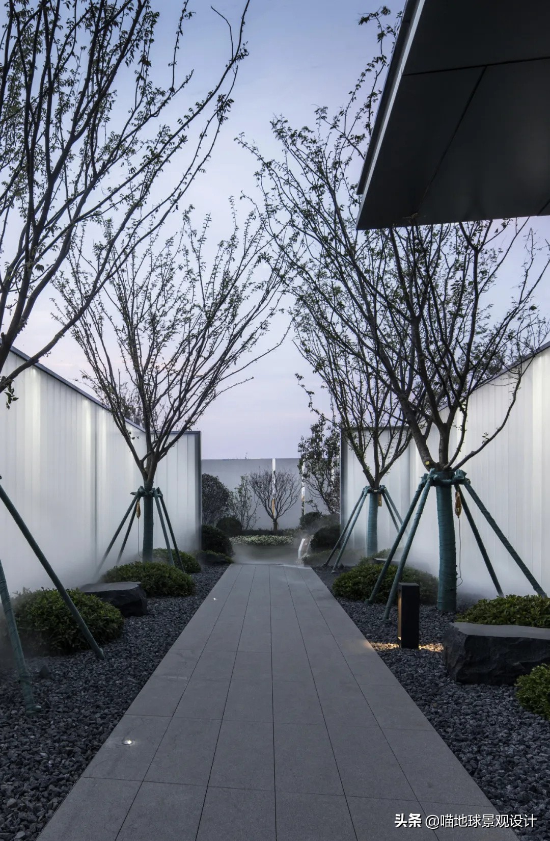 别墅庭院地面透水混凝土,别墅庭院地面铺装材料