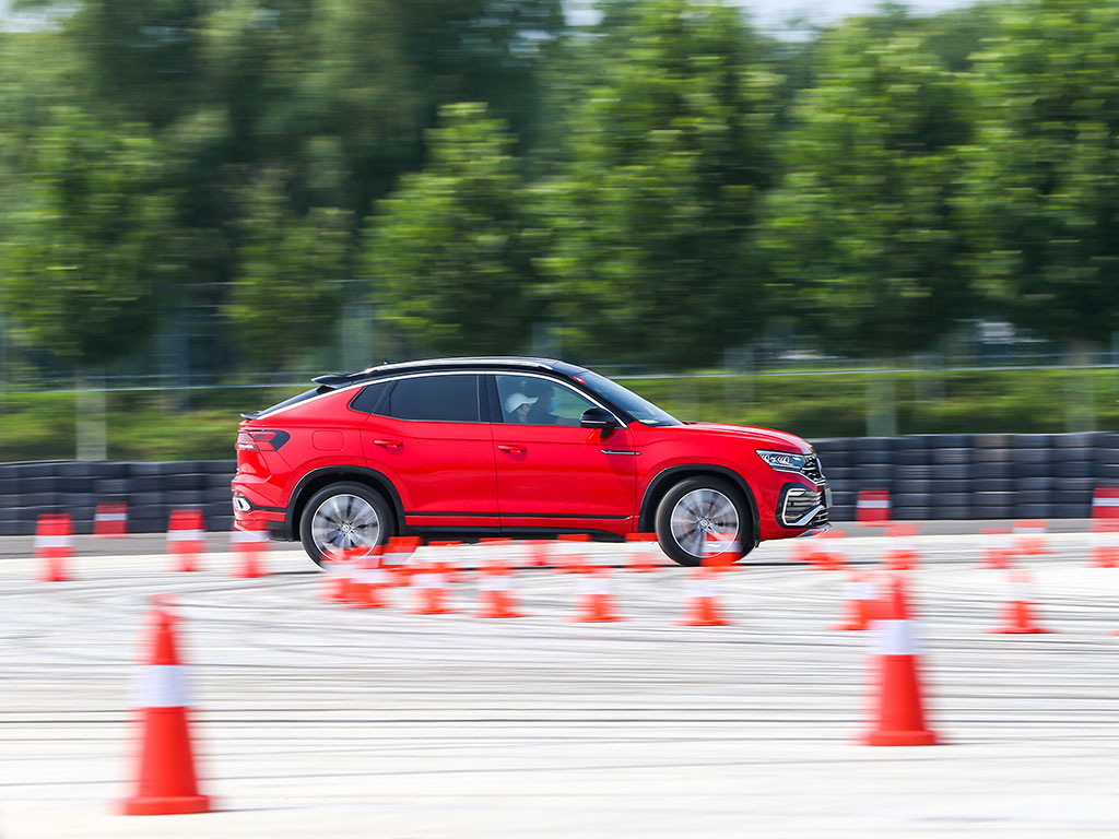 静态体验探岳x,探岳x试驾体验高颜值高性能