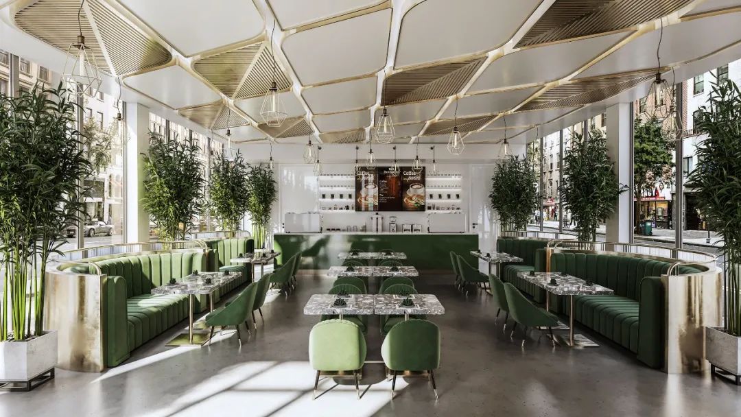 30大餐厅装修,30种餐厅效果图