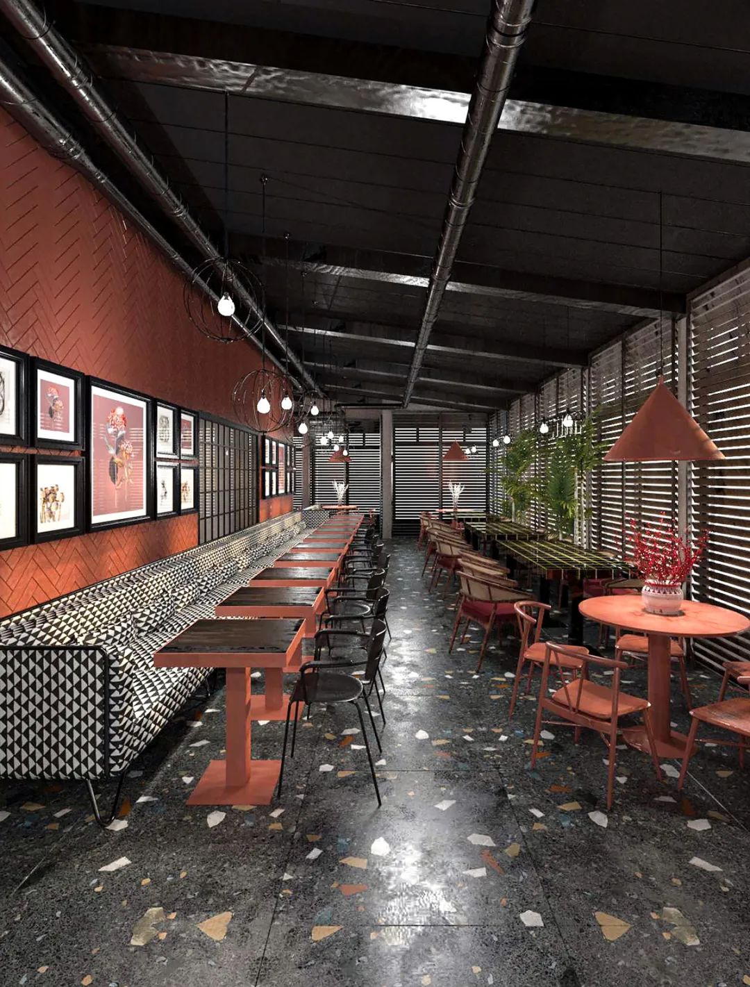 30大餐厅装修,30种餐厅效果图