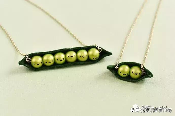 手工制作毛衣链串珠,木珠子diy手工制作