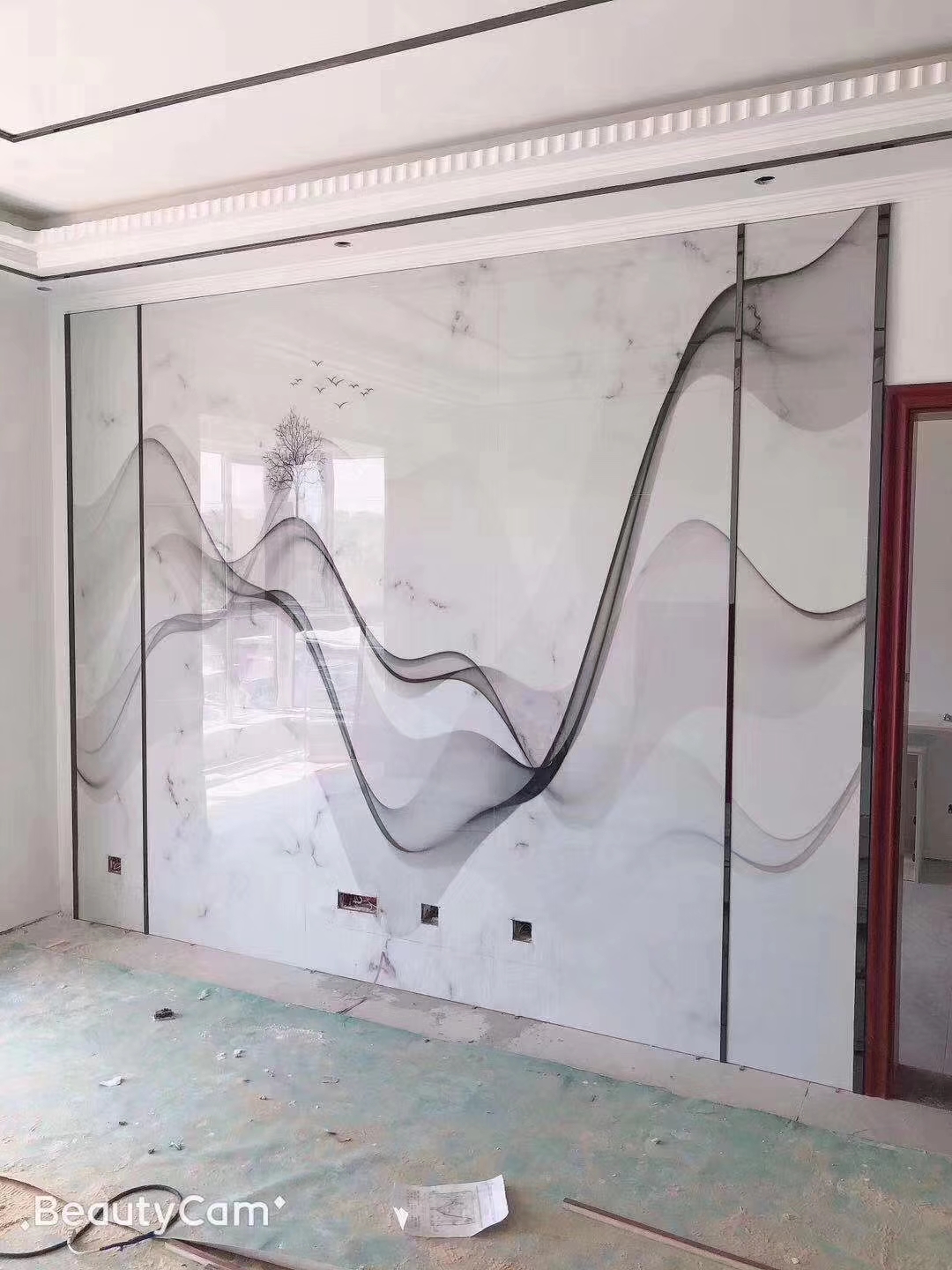 瓷砖和石材背景墙区别,瓷砖背景墙一般怎样装饰