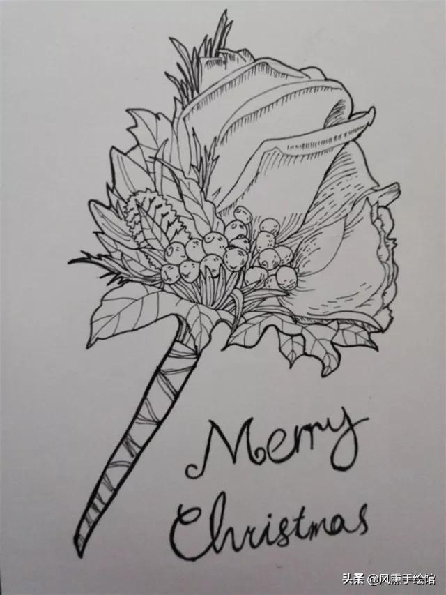圣诞贺卡手工创意,圣诞节贺卡美术作品