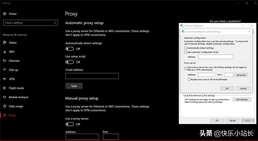 windows10的代理服务器怎么设置,windows10代理设置在哪里