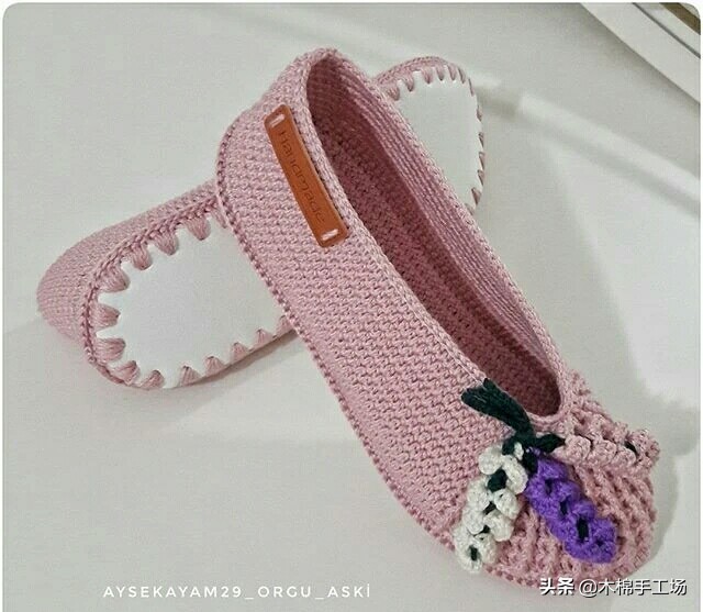 春天来了给自己添一双好鞋吧,春夏鞋子钩单鞋简单钩法