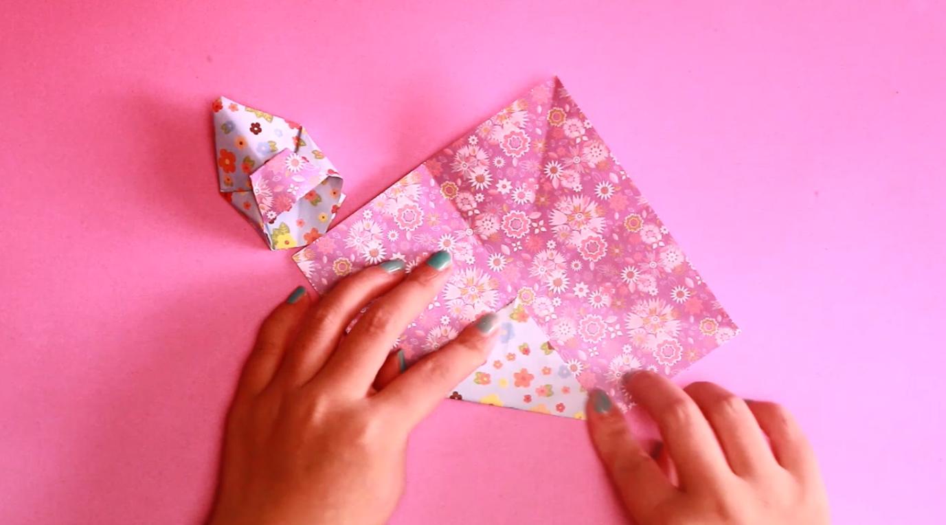 不用剪刀不用胶折纸做自行车,不用胶带不用胶水就能做出高跟鞋