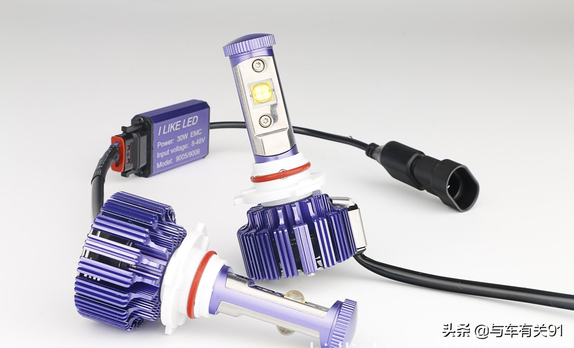 为啥不建议卤素灯升级氙气灯,原车卤素灯换led不聚光怎么调