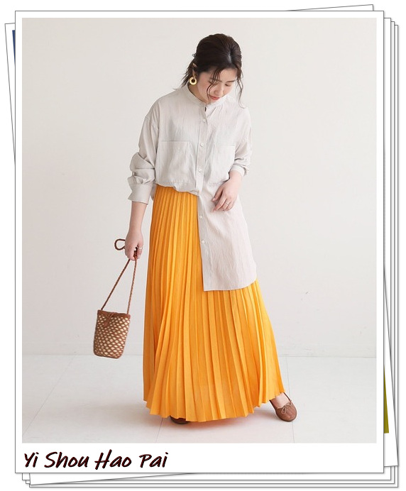 亚麻垂感半身裙,洋气半身裙白色亚麻材质