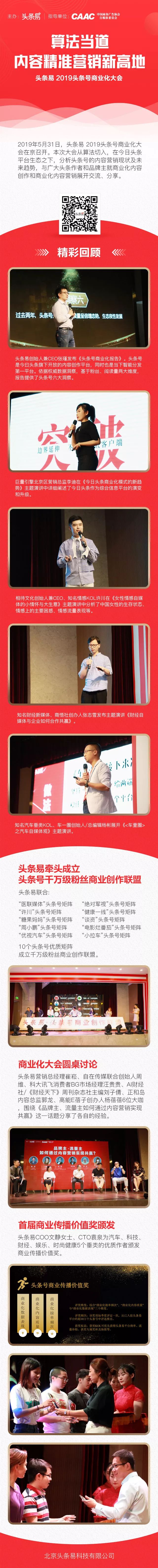 六大洞察、千万粉丝联盟…头条易头条号商业化大会干了三件大事