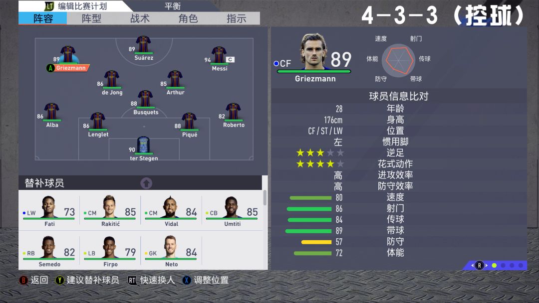 fifa20阵型推荐,fifa20各位置排名