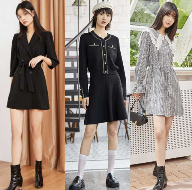 冬日穿搭内搭推荐女,冬日内搭连衣裙平价推荐