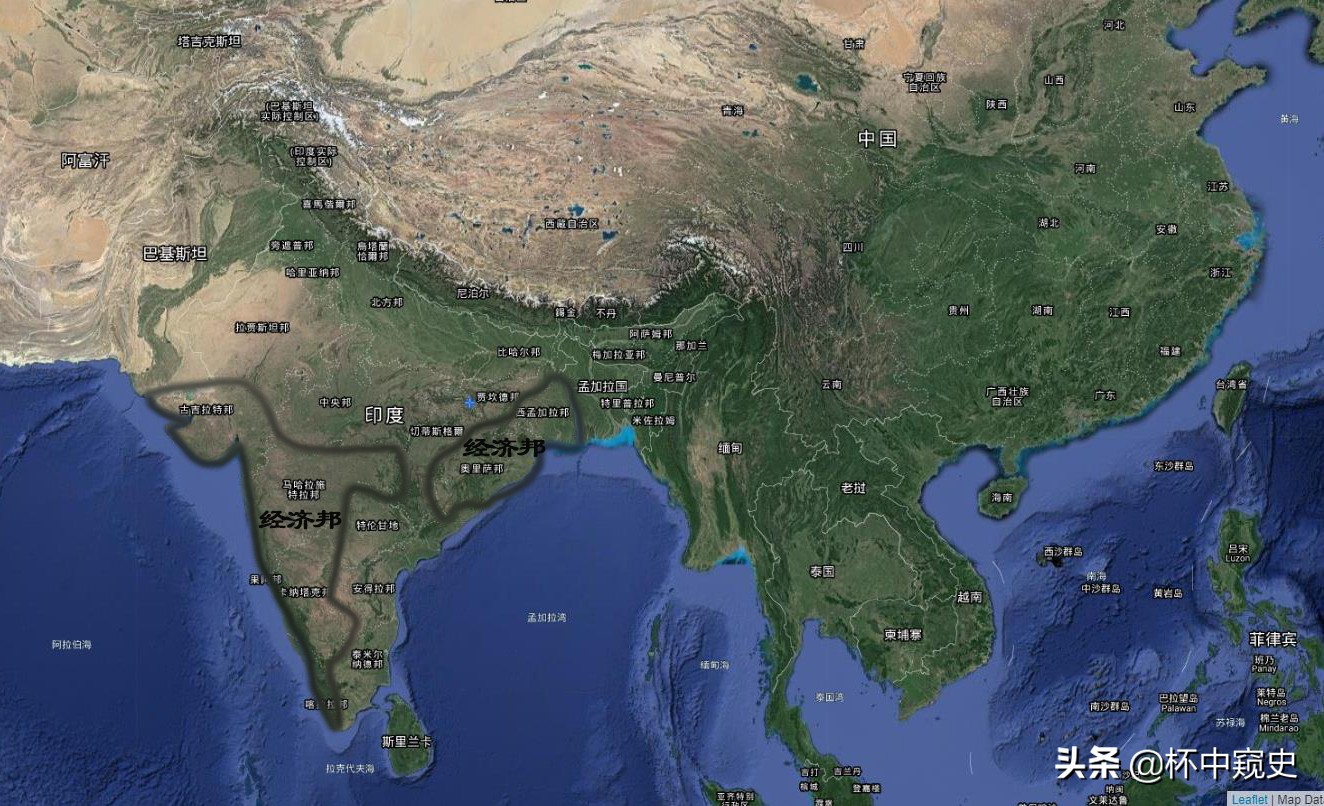 一文看懂地缘冲突,印度的核心邦有哪些