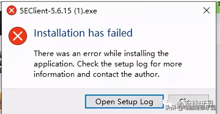 install出现错误怎么办,installer没有正确装怎么办
