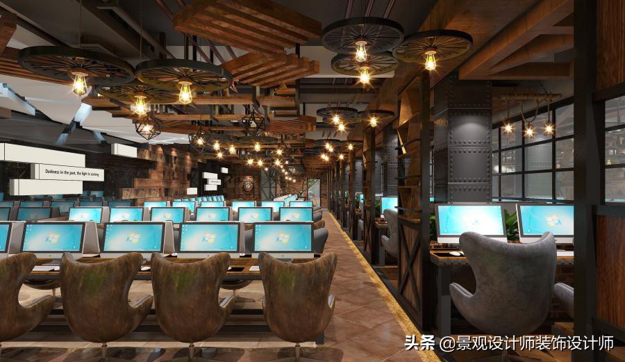 网咖设计效果图,网咖设计图哪找