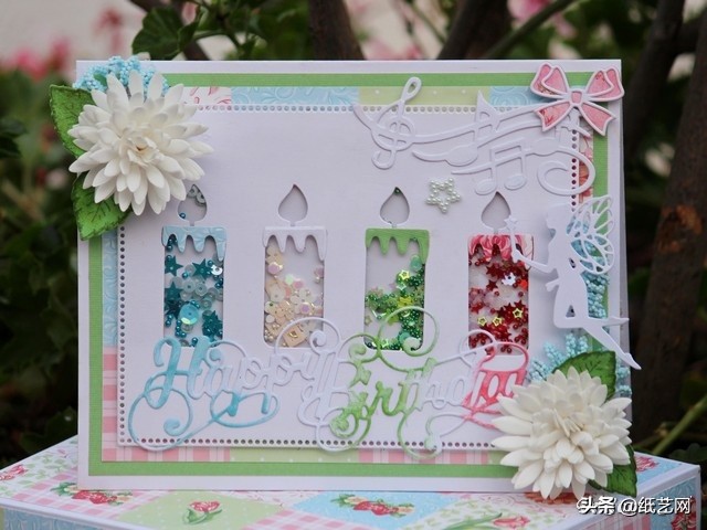 生日贺卡不用粘,生日贺卡不用双面胶特别简单