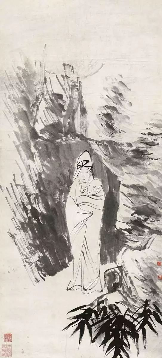 任伯年人物画扎根于民间艺术 (清代海派任伯年人物画全集)