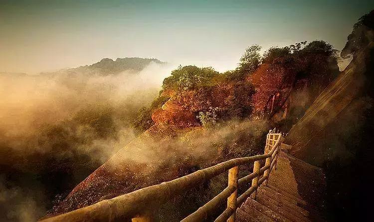 广东韶关丹霞山风景图片欣赏,韶关丹霞山的主要景观区