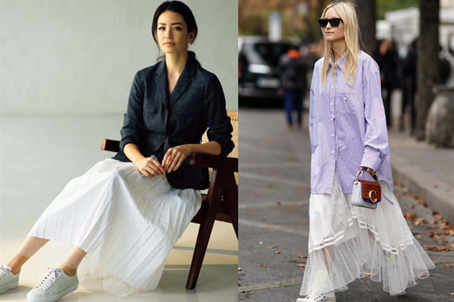 纱裙怎么穿有垂感,纱裙什么版型穿不显胖