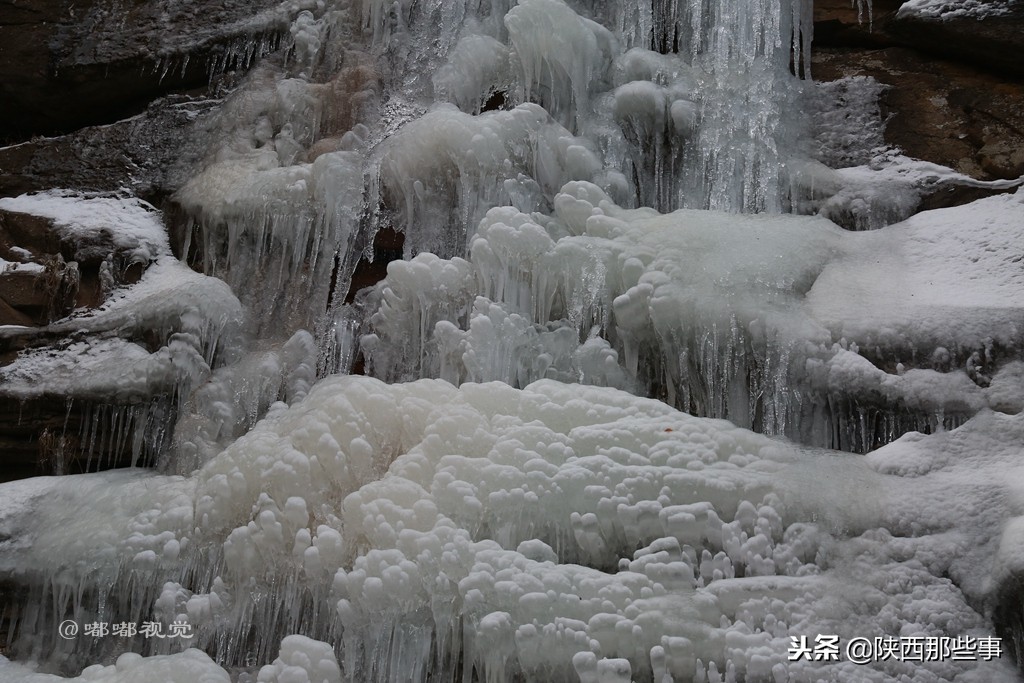 西安冰瀑十大免费景点,西安流峪大峡谷