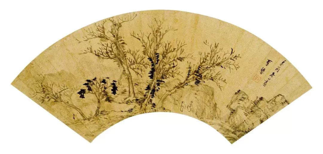 嘉树堂藏明代扇面,嘉树堂藏名人扇面画