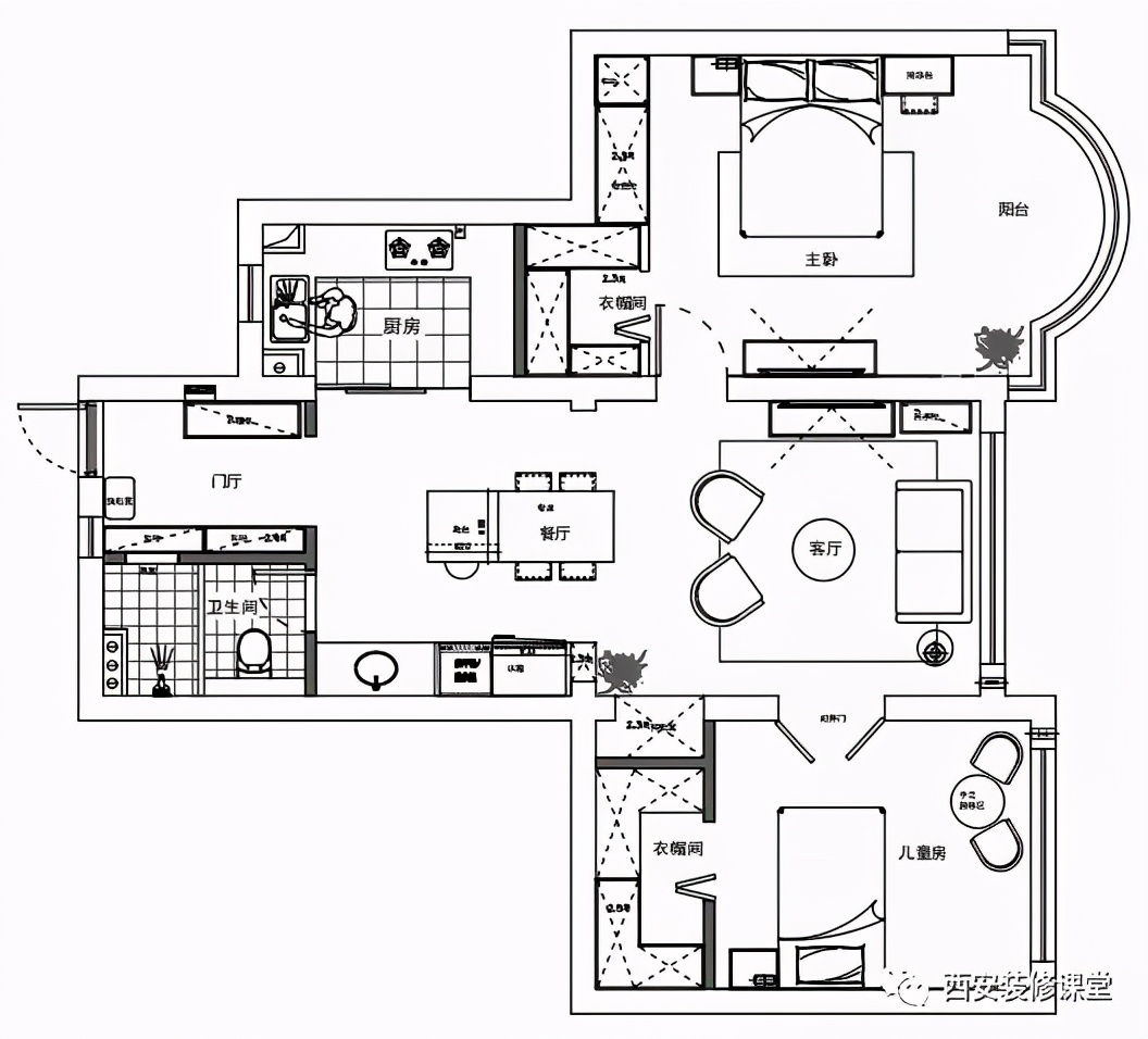 想要衣帽间又想要卧室,想有一个自己的衣帽间