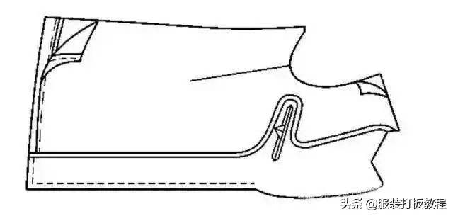 男大衣的工艺流程,服装制版纸样呢子大衣