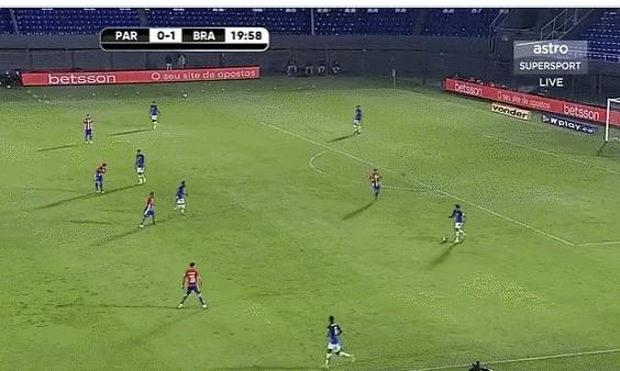 巴西对巴拉圭比赛,巴西1-0巴拉圭