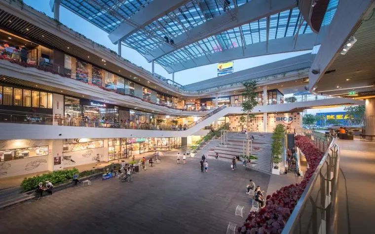 泰国大型购物中心各楼层布局,泰国的购物中心设计