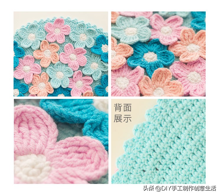 美轮美奂的钩编坐垫,怎样钩编各种坐垫