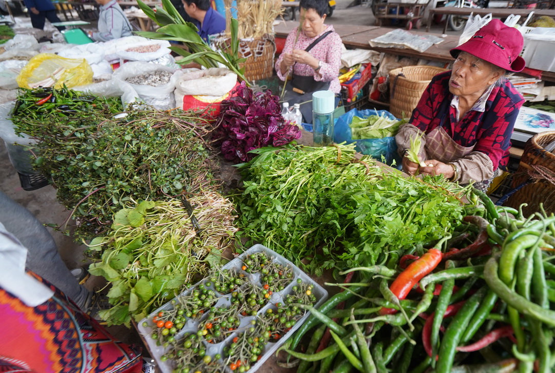 逛农村的农贸市场,逛屏边农贸市场