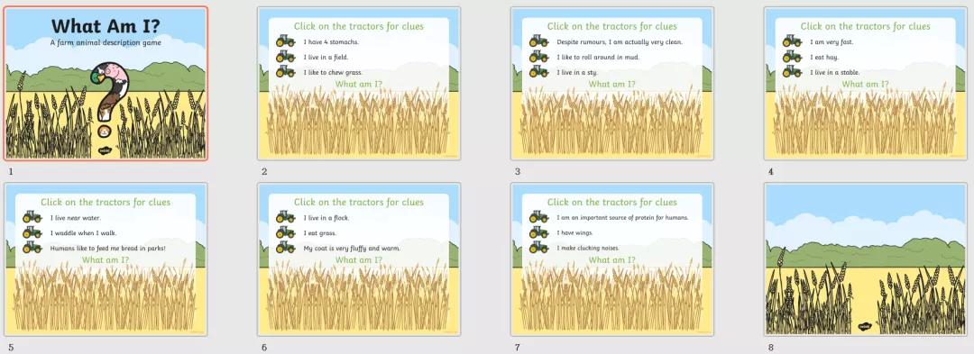 精美的英语教学ppt,英语教学分享ppt模板