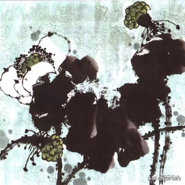 荷花的画法和步骤图解,最简单的荷花画法一学就会