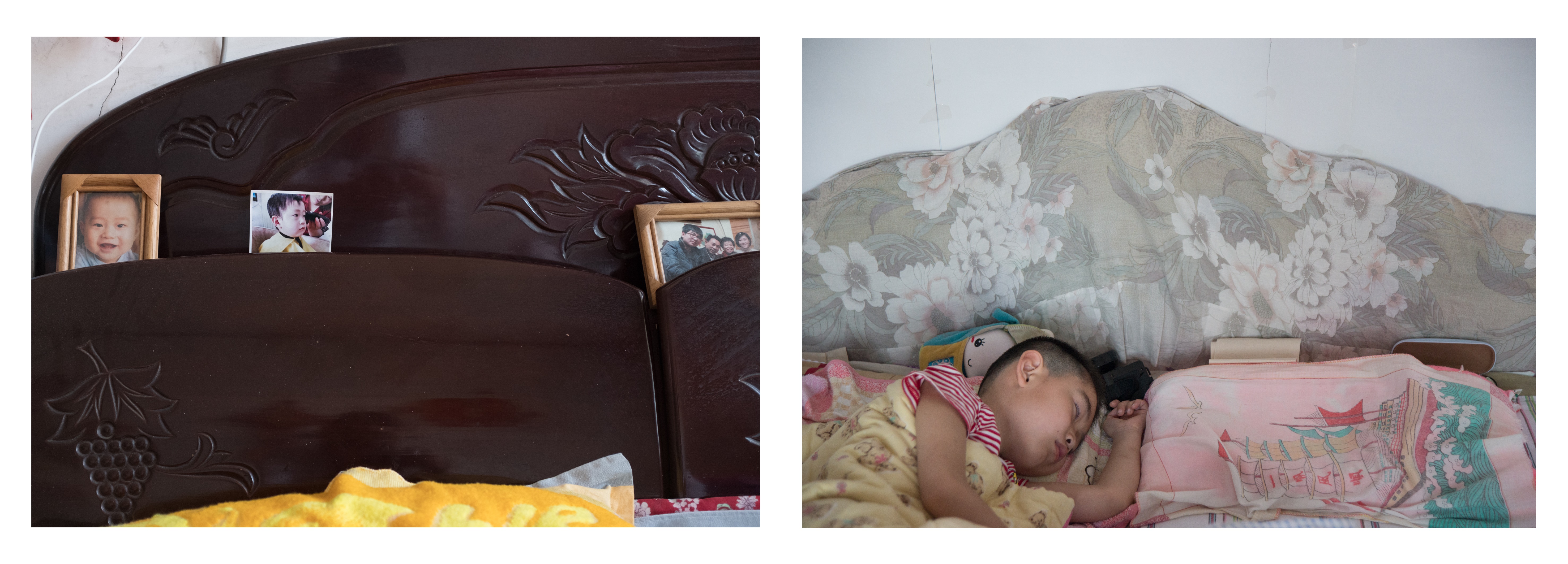 母女俩异地上学父亲留守,农村父母的真实故事图片