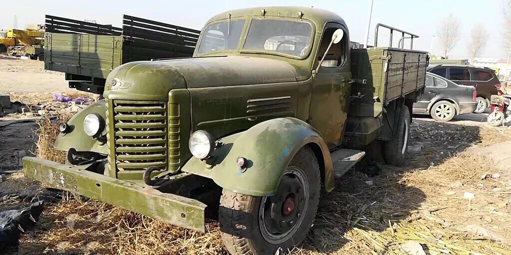 解放ca30军用6x6越野卡车,中国解放军ca-30军用卡车