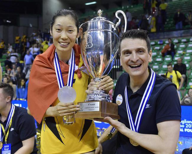 古德蒂里程碑获朱婷点赞,朱婷瑞士女排精英赛古德蒂评价