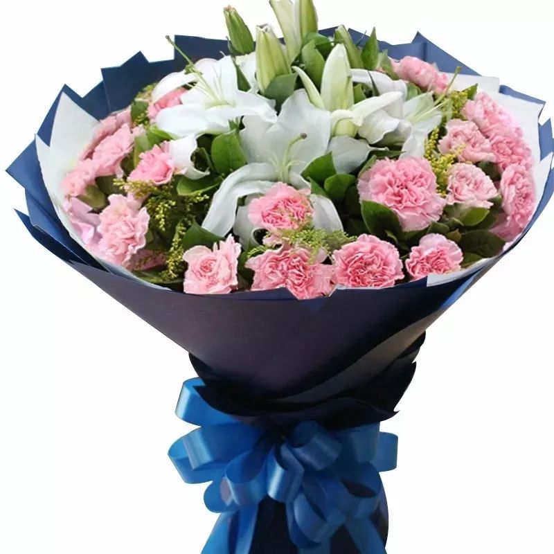 以香槟玫瑰为主的韩式花束,清新柔和治愈系韩式花束