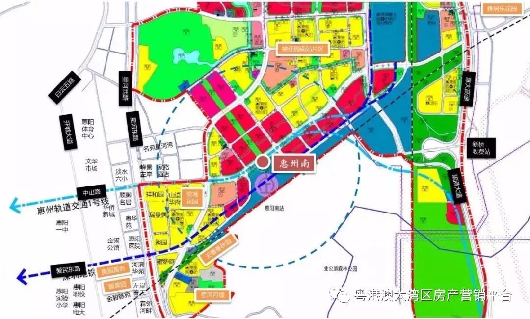 深圳地铁14号线惠州段白云站位置,深圳14号线惠州段最新站点规划