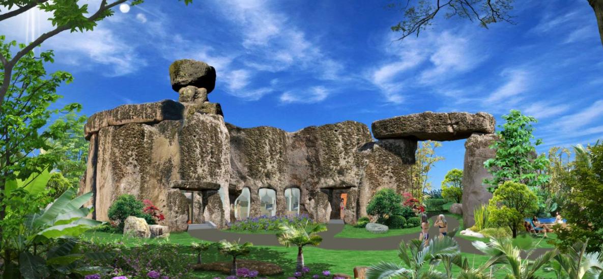 七星九龙湾沈阳,辽宁东南亚风温泉度假村设计报价