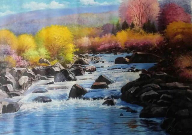 中国小幅油画作品大展作品集,三峡丹青油画作品