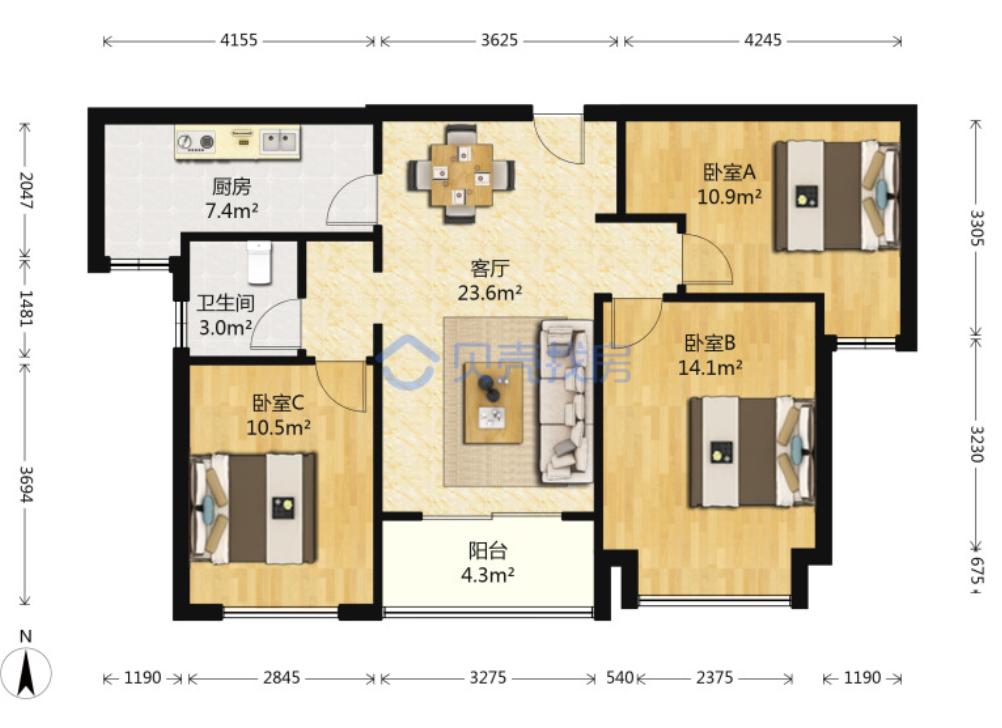 今年南部新城房价多少钱一平方,南部新城未来房子能涨到10万吗