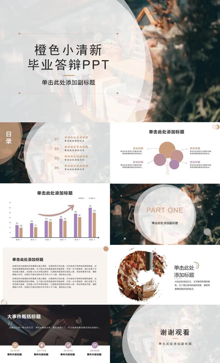 直接生成答辩ppt,答辩ppt模板范例大全