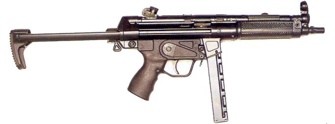 mp5冲锋枪0.45口径,现实中的mp5冲锋枪