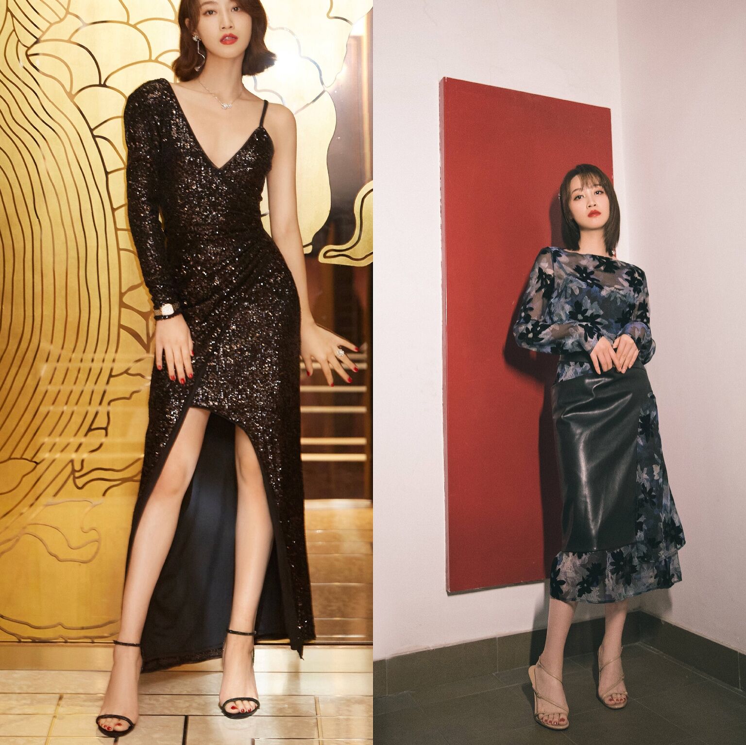 蓝盈莹马丁靴穿搭,蓝盈莹时间都知道穿搭