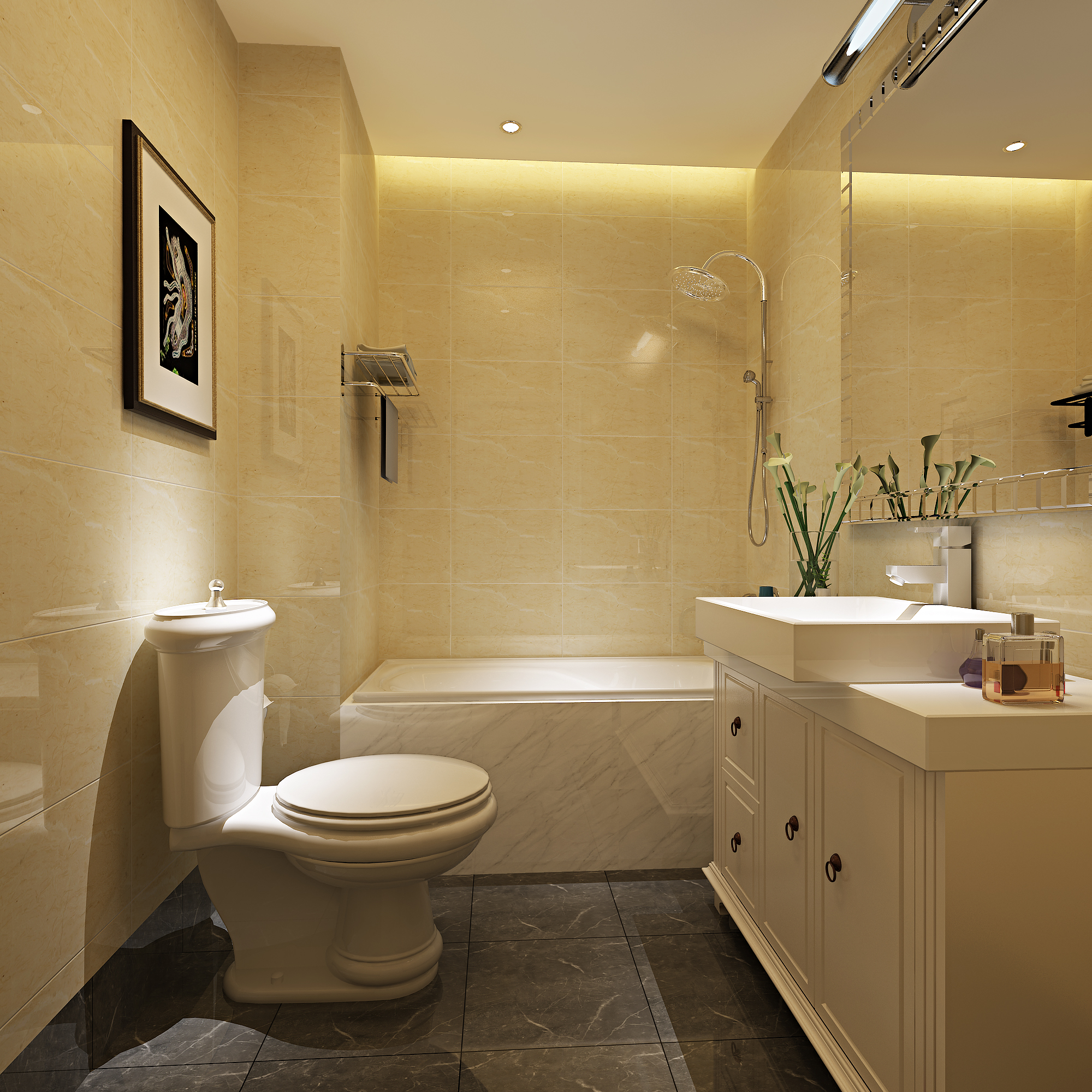 高级感极简风装修案例分享,大平米北欧风装修设计案例