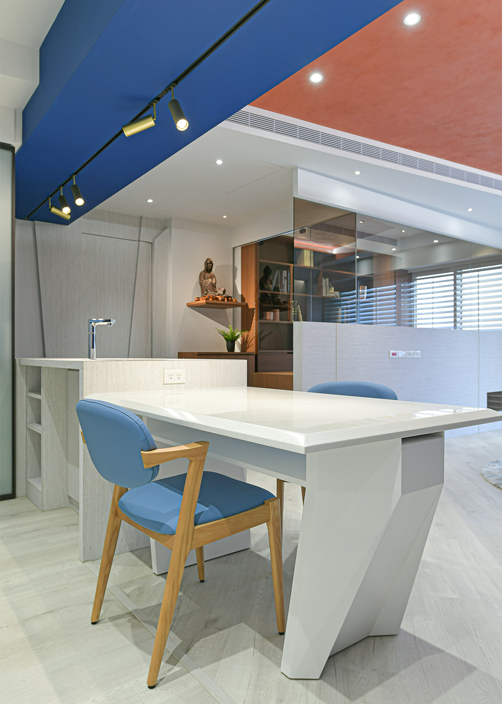 餐客一体通阳台设计,客餐厨阳台一体