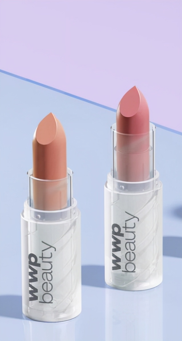 大牌高颜值化妆品彩妆简约水晶口红产品包装设计-大字会创意设计