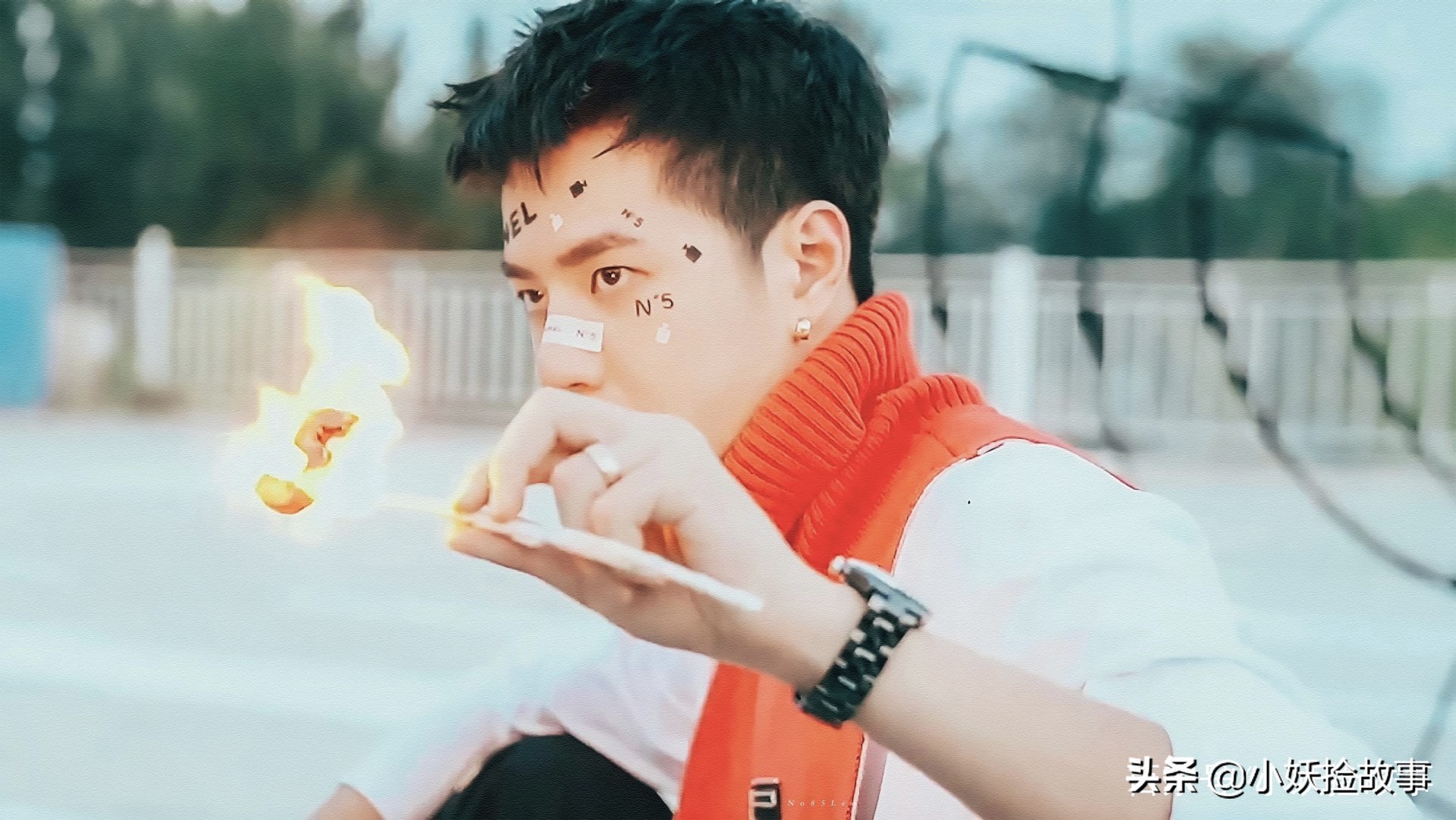 王一博香奈儿蓝格外套,王一博同款香风外套