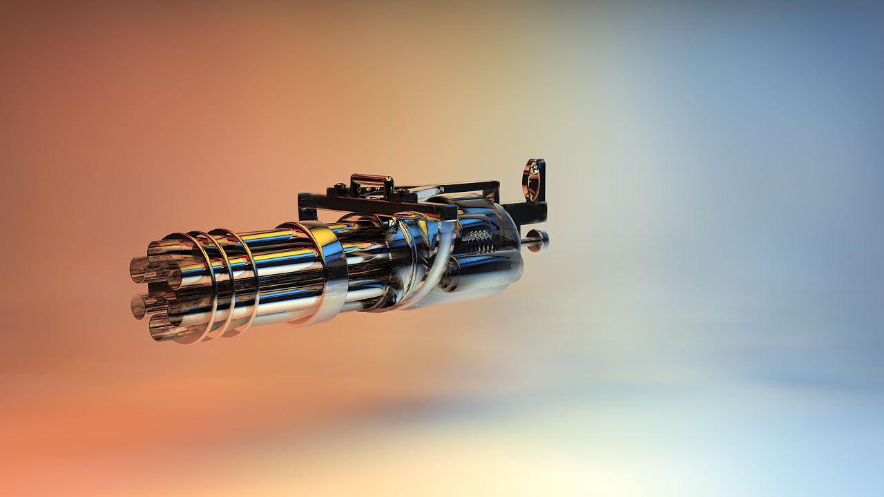 加特林机枪进化史,武器进化史加特林机枪